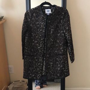 Old Navy Cheetah Coat
